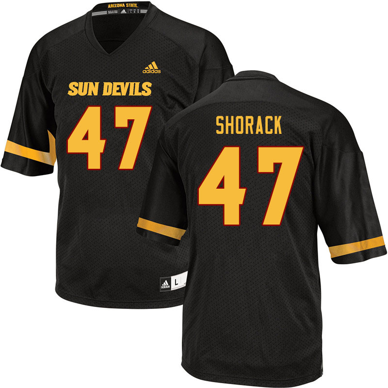 Men #47 Thomas Shorack Arizona State Sun Devils College Football Jerseys Sale-Black - Click Image to Close